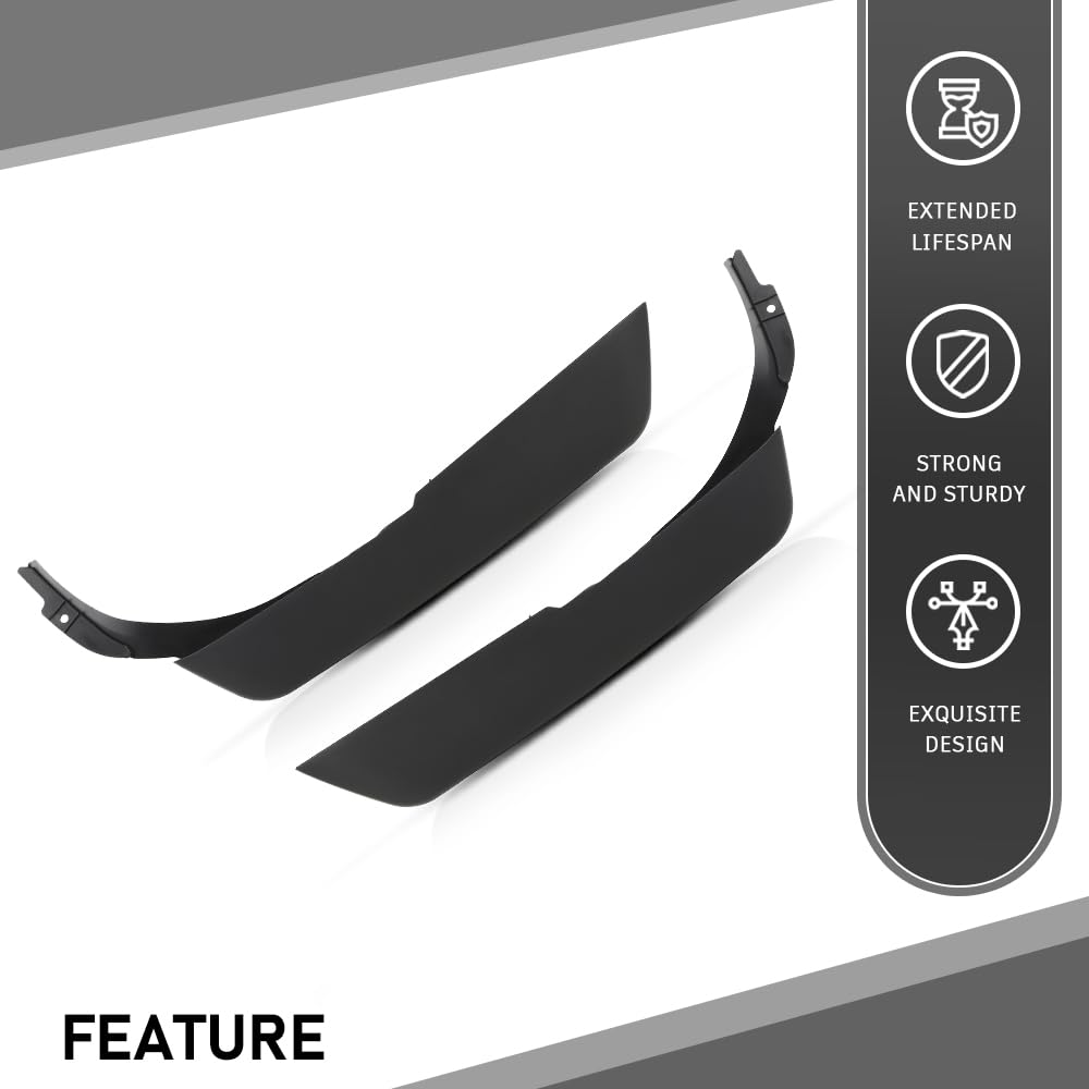 G-PLUS Front Bumper Air Deflector Spoiler Compatible with Discovery LR4 2014-2016 LR051328, LR051327
