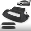 G-PLUS Canvas Convertible Soft Top w/Plastic Window Compatible with Ford Mustang 2005-2014 Black