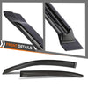 G-PLUS Window Visor Rain Guard Vent Compatible with Honda Accord 9th Gen 4 Door Sedan Model 2013-2017; Not Fit 2 Door Coupe Model or Wagon Model Impact-Resistant PMMA 4 PCS Smoky