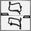G-PLUS Front Bumper Inner Steel Headlight Bracket Left Side Compatible with Jeep Compass 2011-2017 Black 68079655AH