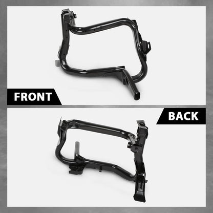 G-PLUS Front Bumper Inner Steel Headlight Bracket Left Side Compatible with Jeep Compass 2011-2017 Black 68079655AH