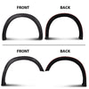 G-PLUS Fender Flares Compatible with Dodge Ram 1500 2009-2018 Not Fit R/T Models Injection Front Wheel Cover Protector Wheel Opening Molding Arch Trim 68054338AB, 68054339AB 4PCS Black