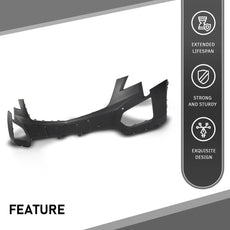 G-PLUS Front Upper Bumper Cover for Cadillac XT5 2017-2019 Sensor Holes Black Product Specifications