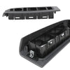 G-PLUS Window Switch Bezel Cover Compatible with Chevy Silverado/GMC Sierra 2003-2007,Fit Chevy Avalanche/Chevy Tahoe/GMC Yukon XL 2004-2006,Fit Chevy Suburban 2004-2007 89045128 89045121 Dark Gray