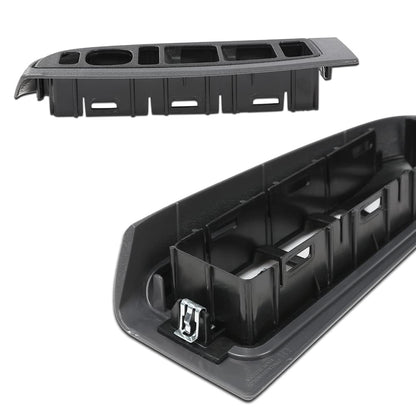 G-PLUS Window Switch Bezel Cover Compatible with Chevy Silverado/GMC Sierra 2003-2007,Fit Chevy Avalanche/Chevy Tahoe/GMC Yukon XL 2004-2006,Fit Chevy Suburban 2004-2007 89045128 89045121 Dark Gray