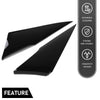 G-PLUS Rear Quarter Moldings Left and Right Side Compatible with Toyota Prius 2016-2021 62505-47012 62506-47012 Glossy Black