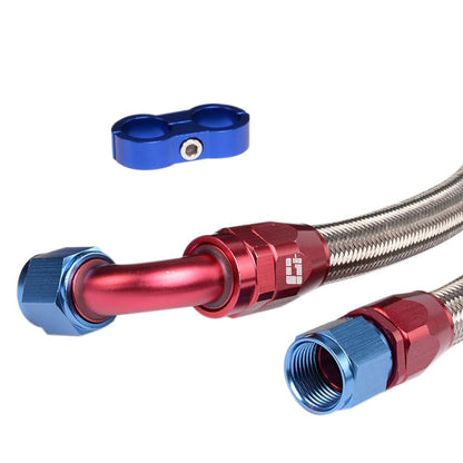 G-PLUS Engine Transmission Oil Cooler Kit Universal Aluminum Oil cooler 10 Row Thermostat Adaptor For CAR/TRUCK Gold