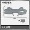G-PLUS TPE Dash Cover Dashboard Panel Compatible with Toyota Camry 2007 2008 2009 2010 2011 Gray