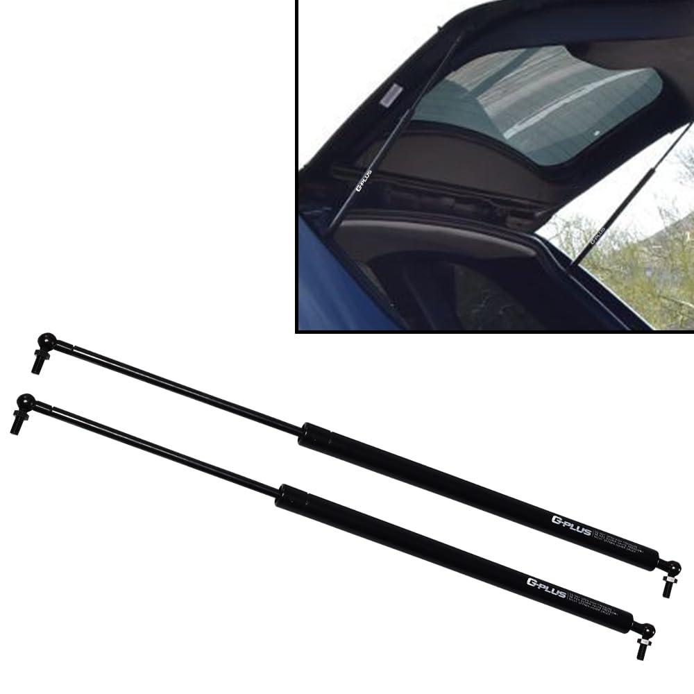 G-PLUS Gas Hood Struts Compatible with Chevy Trailblazer 2003-2006,Fit Chevy Trailblazer EXT 2002-2006,Fit GMC Envoy Gas Shock Lift Supports Pack Black