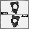G-PLUS Fog Light Bezel Lamp Trim w/Chrome Left Driver Compatible with Toyota RAV4 2016-2018 520400R030