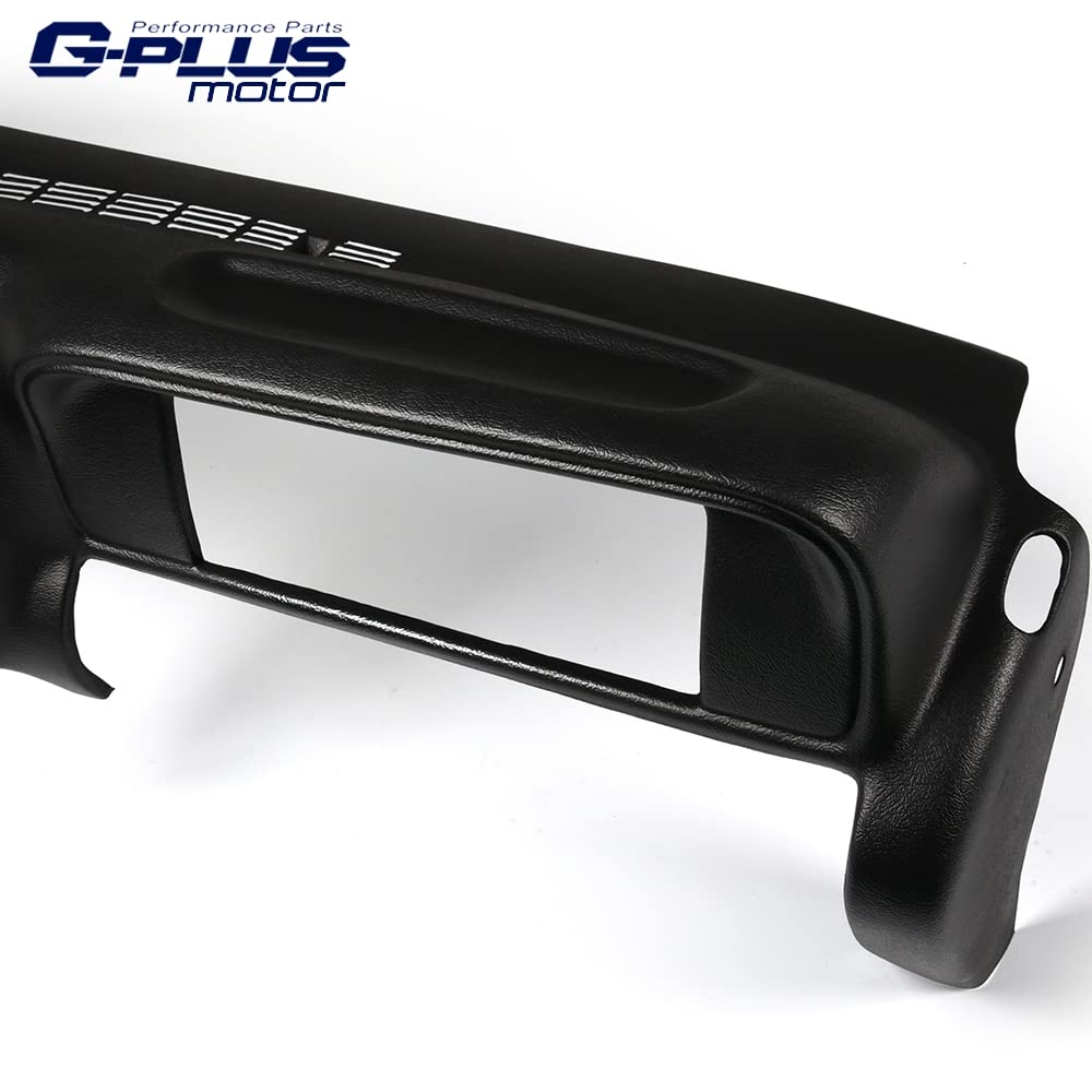 G-PLUS TPE Dash Cover Black Compatible with 1997-1999 Chevy & GMC Truck C/K 1500 Suburban Tahoe Yukon 1999-2000 Cadillac Escalade 1997-2000 Chevy & GMC Truck C/K 2500/3500