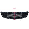 G-PLUS Chrome Front Bumper Lower Grille Assembly Compatible with Chevy Cruze 2015 ABS Honeycomb Mesh Grill