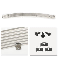 G-PLUS Grille Insert Front Bumper for Nissan Frontier 2009-2021 Chrome Billet Additional Angle