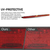 G-PLUS LED 3rd Third Brake Light Compatible with Benz C-Class W203 Sedan & AMG 2001-2007, Not Fit W203 Wagon Models, High Mount Cargo Light, Red Lens Clear Housing, A2038201456, 2038201456