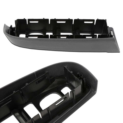 G-PLUS Window Switch Bezel Cover Driver Side, Push Button, Manual, Dark Gray, Compatible with Chevy Silverado/GMC Sierra 2003-2007