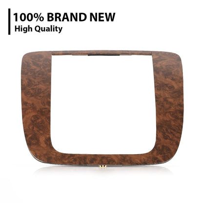 G-PLUS Dash Radio Bezel Trim Wood Grain Compatible with Chevy Silverado 1500 Tahoe GMC Sierra 1500 Yukon 2007-2014 15211886, 26887440, 15247458