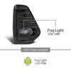 G-PLUS LED DRL Fog Lights Lamps W/Bezels Switch Harness Compatible with Nissan Kicks 2021-2023 261508995A, 261558995A, 269105RB0A, 622565RB0A, 622575RB0A Black