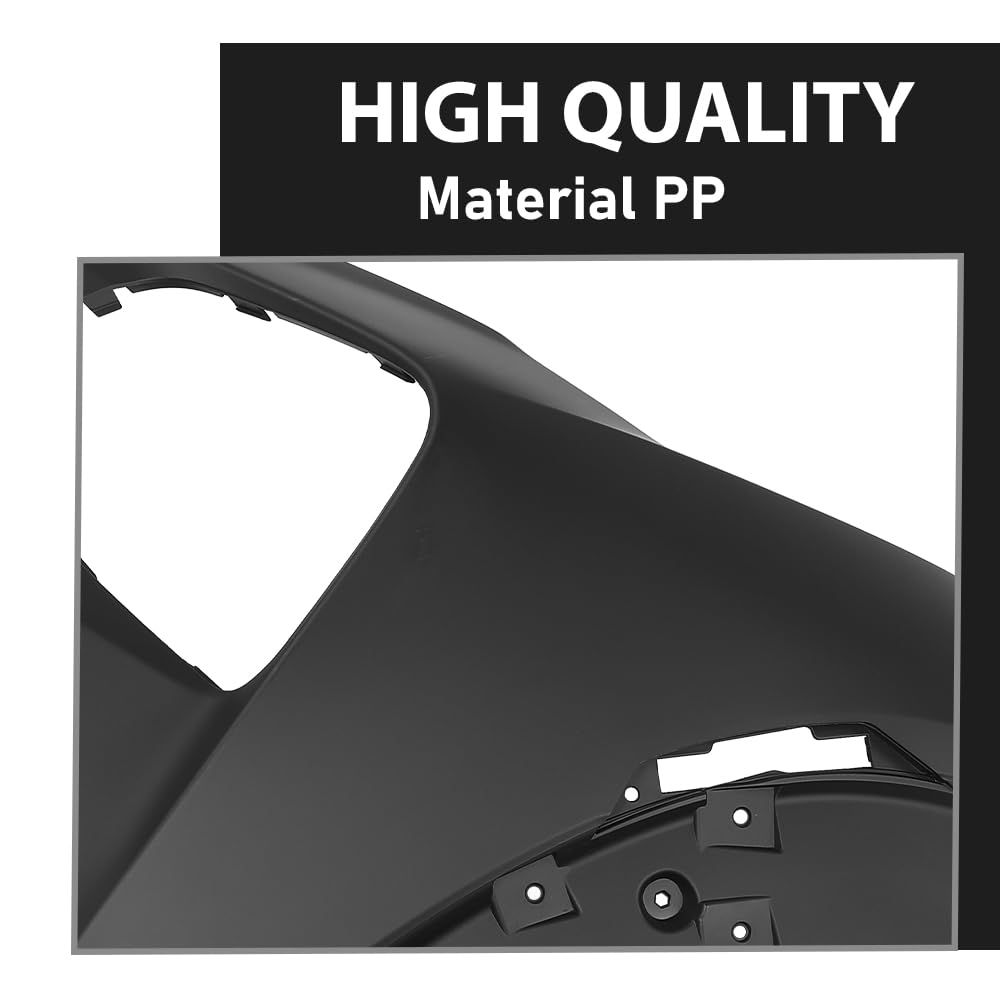 G-PLUS Front Bumper Cover Driver Left and Right Side Compatible with Chevy Trailblazer 2021-2022 NOT Fit RS Model 42749518, 42749517, 42772013, 42772012 Black