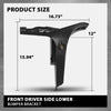 G-PLUS Front Lower Headlight Bumper Bracket Left Driver Side Compatible with BMW X5 2007-2013/Fit BMW X6 2008-2014 51657157983 BM1244101