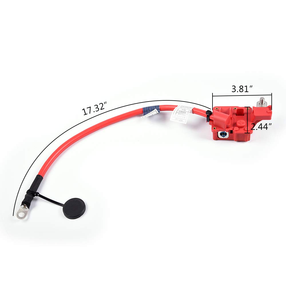 Positive Terminal Battery Blow Off Cable Lead Wire Plus Pole Compatible For BMW E82 E84 E88 E90 E91 E92 X1 M3 325 330 Replaces 61129217031, 61 12 9 217 031