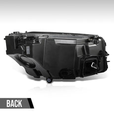 G-PLUS LED Headlight for Benz GLC Class 2020-2022 Black Left Side Close-up View