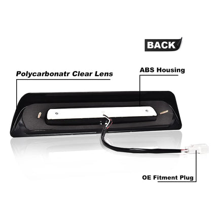 G-PLUS LED High Mount Stop Third 3rd Brake Tail Light Compatible with 2007-2018 Toyota Tundra Third Brake Light Tail Lamp Rear High Mount Stop light Reverse Light 81570-0C050