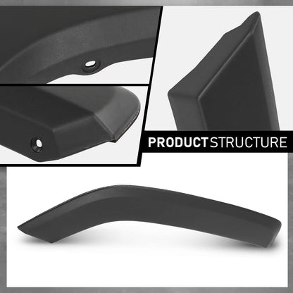 G-PLUS Rear Door Flare Arch Trim Molding RH Compatible with Toyota Rav4 2019-2024 75061-42010