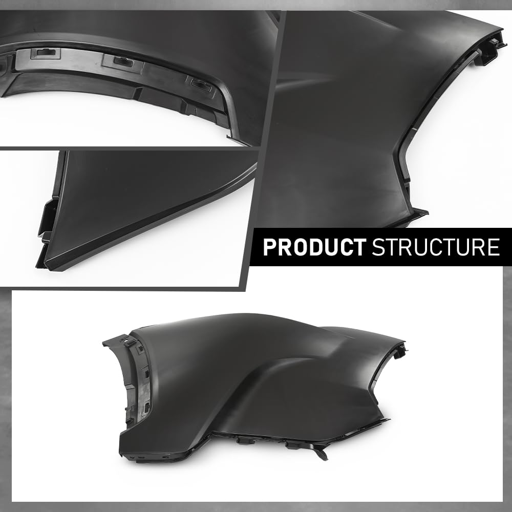 G-PLUS Front LH/RH Bumper Cover Kit Compatible with Toyota Corolla Cross 2022-2024,Fit For L & LE Models Without Park Assist Only TO1016102, 521130A908