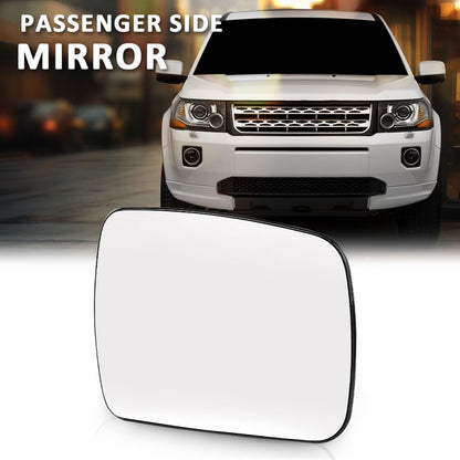 G-PLUS Passenger Side Mirror Glass w/Back Heated Compatible with LR2 2011-2015,Fit LR4 2010-2013,Fit Range Rover Sport 2010-2013