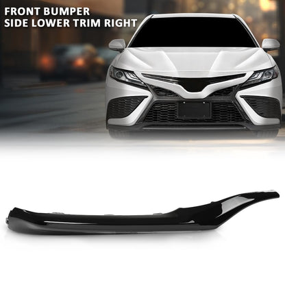 G-PLUS Front Bumper Side Lower Trim Right Matte Compatible with Toyota Camry XSE SE 2021-2023 5312306190