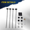 G-PLUS Transmission Oil Cooler & 10" Cooling Fan W/Kit,Aluminum 6 Row Radiator Remote Transmission Oil Cooler 10" Shroud Fan Kit