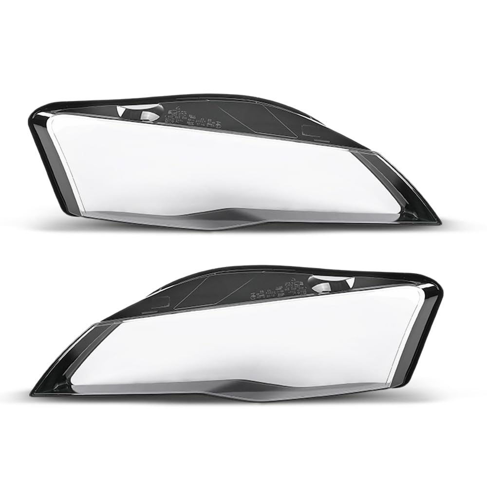 G-PLUS Headlight Lens Cover Compatible with Audi R8 2008-2015 Left & Right Pair Front Headlamp Lens Cover Clear