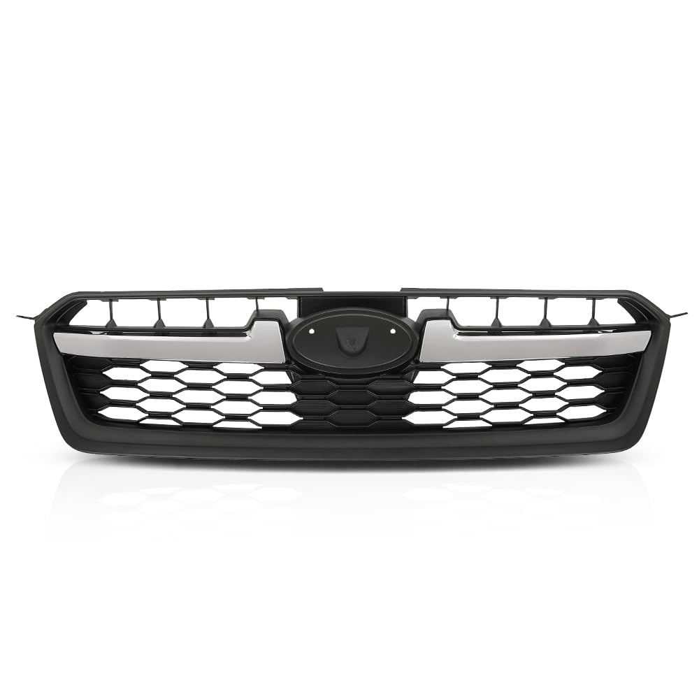 G-PLUS Front Bumper Grille Honeycomb Grill Compatible with Subaru Impreza 2012-2014 91122FJ000