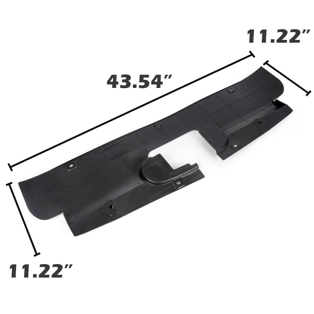 G-PLUS Radiator Upper Air Baffle Deflector Compatible with Chevy Silverado 1500 2500HD 3500 2003-2007/Fit GMC Sierra 1500 2500 HD 2003-2007/Fit GMC Sierra 3500 2003-2006 15809932