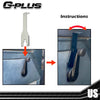 G-PLUS Inside Door Handle Window Vent Crank Retaining Clip Removal Tool Compatible with Chevy GM Buick