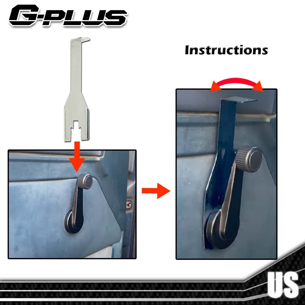 G-PLUS Inside Door Handle Window Vent Crank Retaining Clip Removal Tool Compatible with Chevy GM Buick