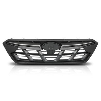 G-PLUS Front Bumper Grille Grill Dark Grey & Black Trim Compatible with Subaru Crosstrek 2021-2023 J1010FL320
