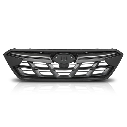 G-PLUS Front Bumper Grille Grill Dark Grey & Black Trim Compatible with Subaru Crosstrek 2021-2023 J1010FL320