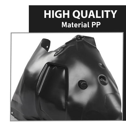 G-PLUS Pair Front Fender Liner Inner, Compatible with Ford Mustang EcoBoost GT 2018-2023 For Models Without Performance Package, LH Driver & RH Passenger 2PCS, FO1248190, FO1249190