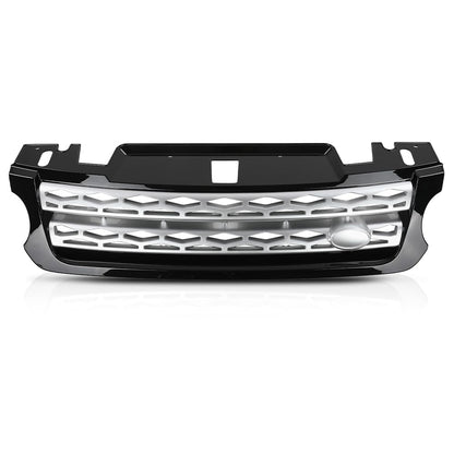 G-PLUS Front Hood Center Grille Grill Compatible with Range Rover Sport 2014-2017 LR054766, LR044120