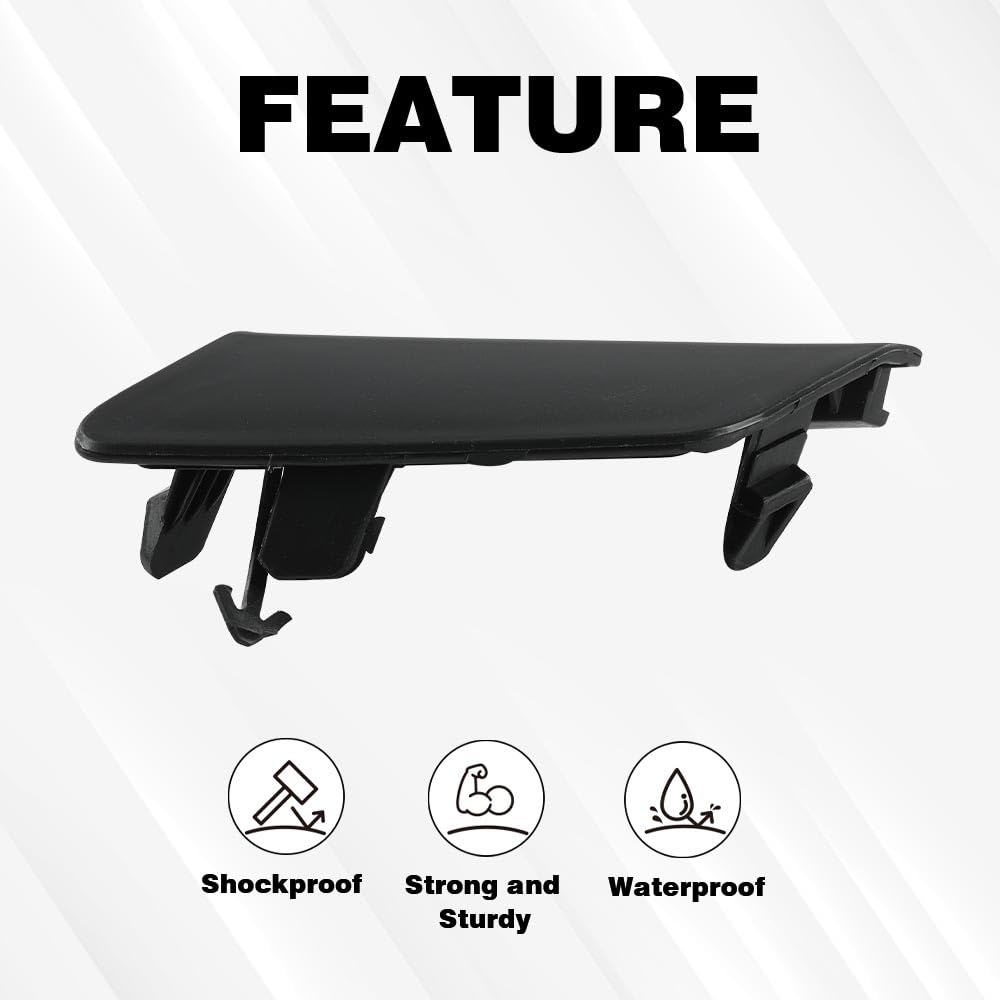 G-PLUS Front Bumper Tow Eye Hook Cover Cap Compatible with Toyota Corolla LE XLE 2020 2021 5212812920 Tow Eye Cover
