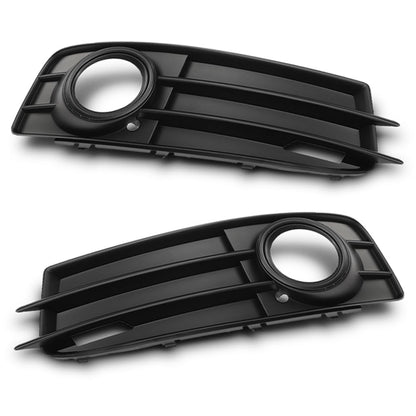 G-PLUS Fog Light Trim Set Driver and Passenger Side Compatible with Audi A3 Base/Quattro Base 2009-2013 Fit Models with Sport Package 8P0 807 681 N ZDE, 8P0 807 682 F ZDE Black