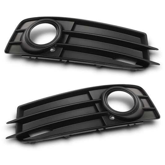G-PLUS Fog Light Trim Set Driver and Passenger Side Compatible with Audi A3 Base/Quattro Base 2009-2013 Fit Models with Sport Package 8P0 807 681 N ZDE, 8P0 807 682 F ZDE Black