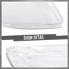 G-PLUS Headlight Lens Cover Compatible with Audi A4 B7 S4 2005-2008 Left & Right Pair Front Headlamp Lens Cover Clear
