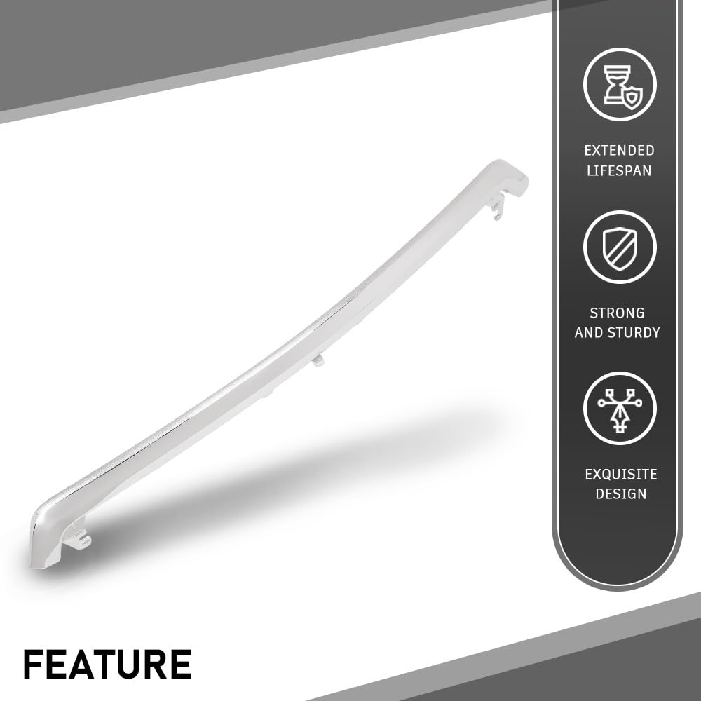 G-PLUS Hood Molding Trim Moulding Chrome Compatible with Subaru Forester 2014 2015 2016 14 15 16 91121SG011, SU1235100
