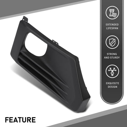 G-PLUS Front Right Fog Light Bezel Compatible with Toyota RAV4 Adventure/TRD Off-Road 2019-2023 521270R170, TO1039226 Black