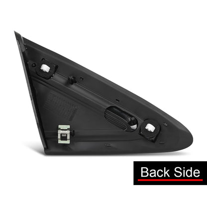 G-PLUS Front Left Side Fender Molding Trim Part Mirror Corner Triangle Trim View Mirror Flag Applique Panel Cover Compatible with Cadillac XTS 2013-2019 22955947 Chrome and Black