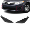 G-PLUS Front Fog Bumper Hole Cover LH RH Kit Pair Compatible with 2012 2013 2014 Toyota Camry XLE/LE/L, 2012-2014 Toyota Camry Hybrid XLE/LE 5212706260, 5212806260, TO1038147, TO1039147 Black