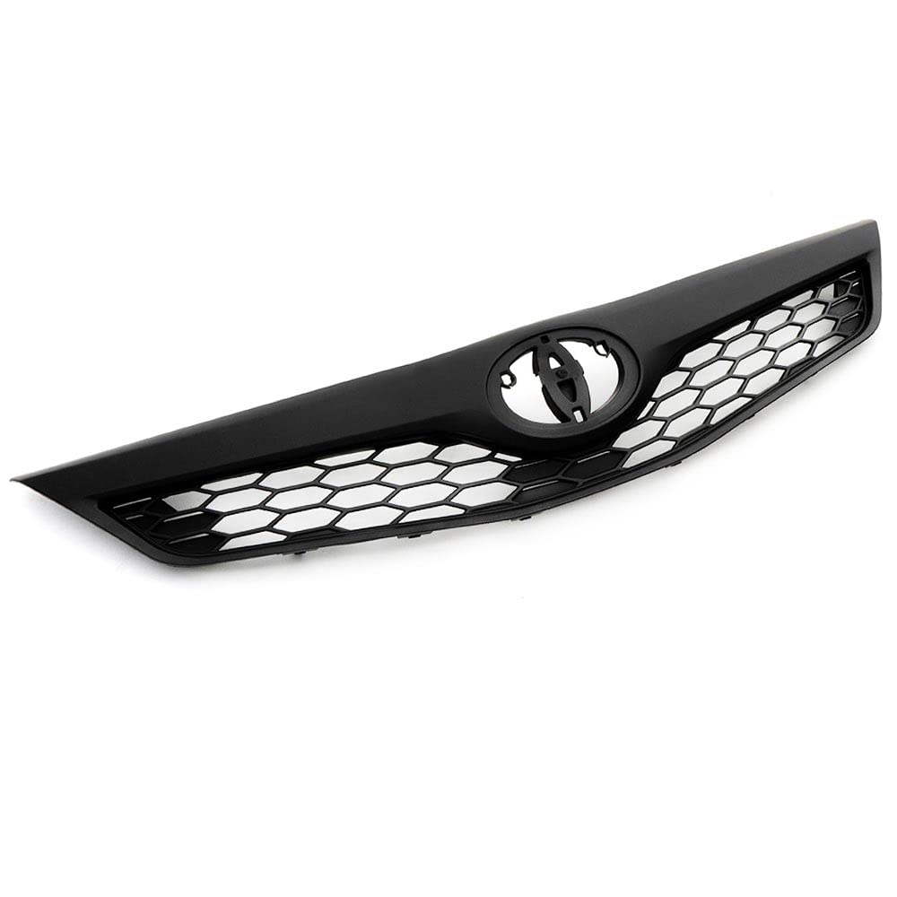 G-PLUS Front Upper Bumper Hood Grill Grille Assembly Compatible with Toyota Camry SE XSE Sedan 4-Door 2012 2013 2014 5310106340C0, TO1200354