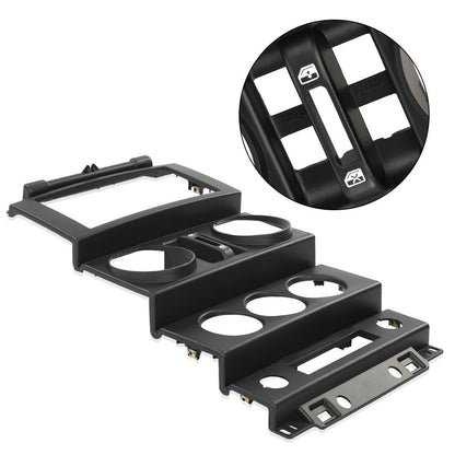 G-PLUS Dash Board Instrument Panel Dash Center Bezel Trim Compatible with Jeep Wrangler 2007 2008 2009 2010
